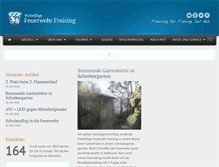 Tablet Screenshot of feuerwehr-freising.de